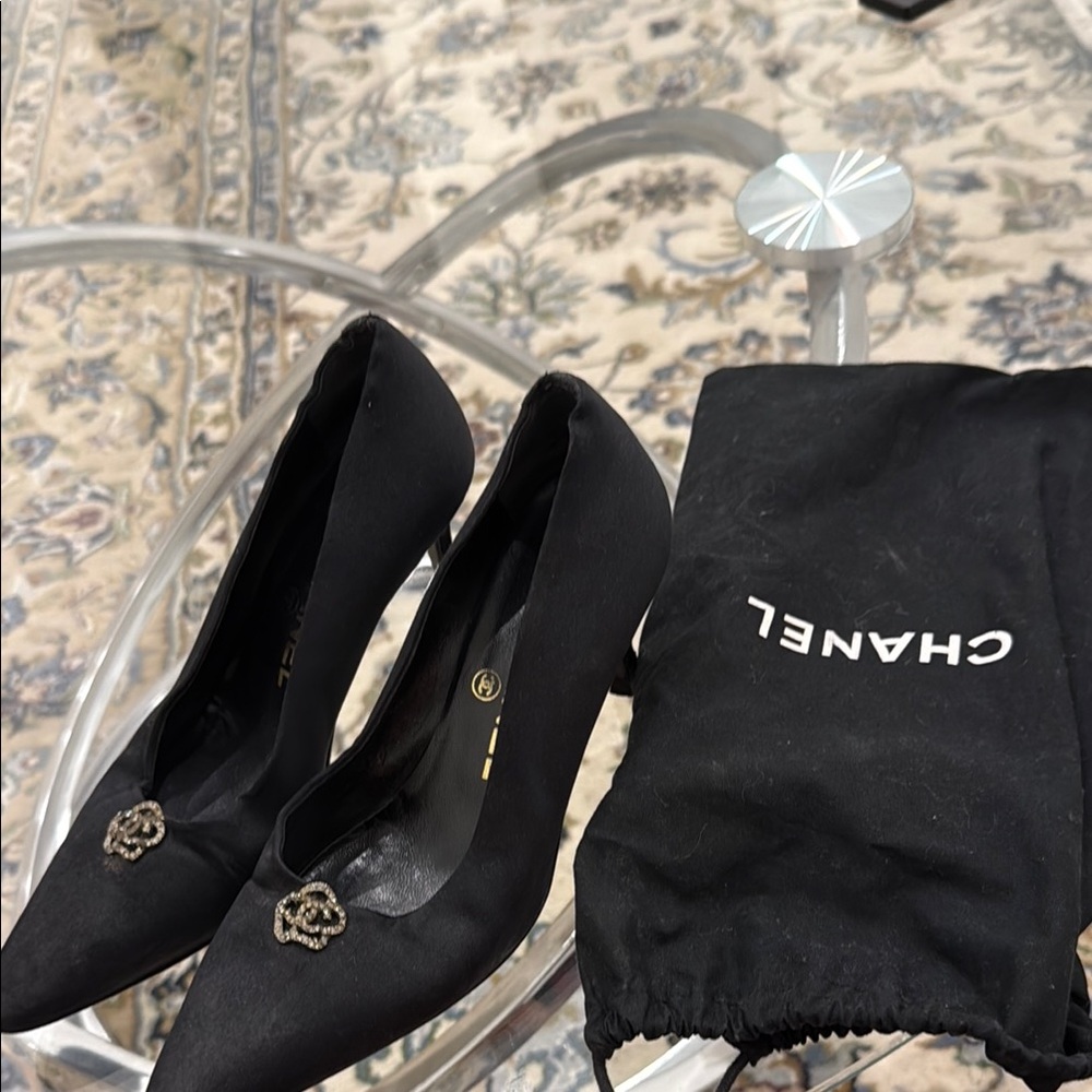 CHANEL Black Heels Timeless Elegance
